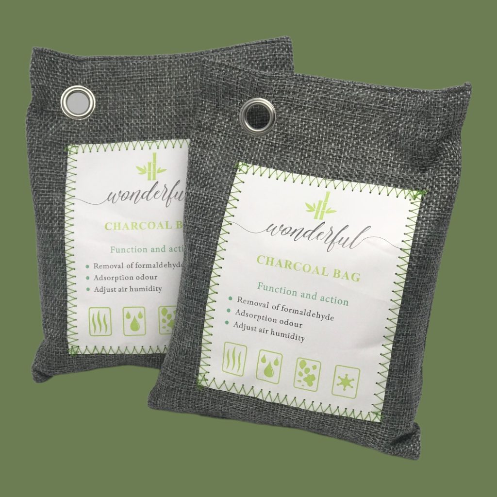 Pack 2 Bolsas Purificadoras de Aire - Carbón de Bambú 306 GRS