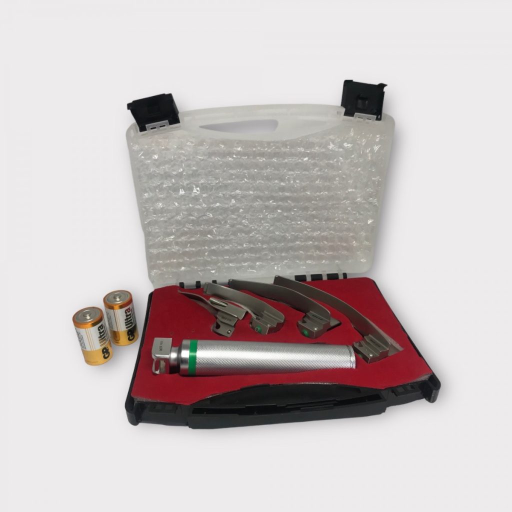 Set Laringoscopio  F/O  Hojas -0-1-2-3 Macintosh